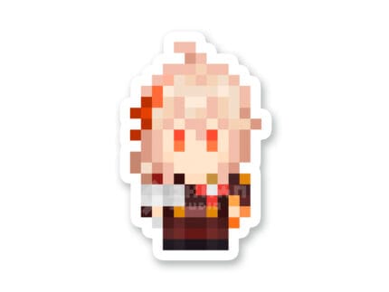 Pegatina Pegatina Kazuha Genshin Impact pixel art
