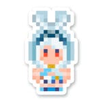 Pegatina Mualani Genshin Impact pixel art