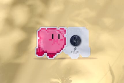 Pin Kirby  pixel art - Flotando