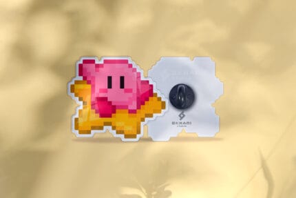 Pin Kirby pixel art - Estrella