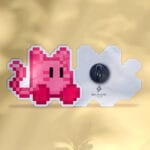 Pin Kirby pixel art - Gato