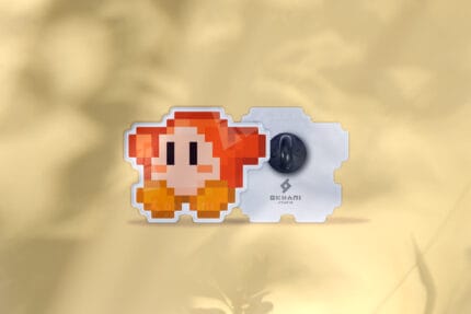 Pin Waddle Dee pixel art - Sentado