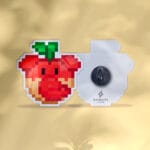Pin Manzana Elefante pixel art