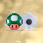 Pin Seta Verde pixel art