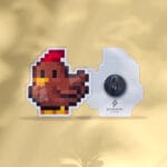 Pin Gallina Marrón Stardew Valley