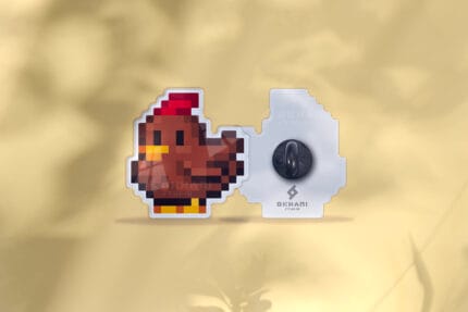 Pin Gallina Marrón Stardew Valley