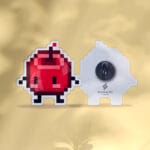 Pin Stardew Valley Junimo rojo pixel art