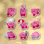 Pack de pegatinas de Kirby #2