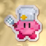 Pegatina Kirby chef