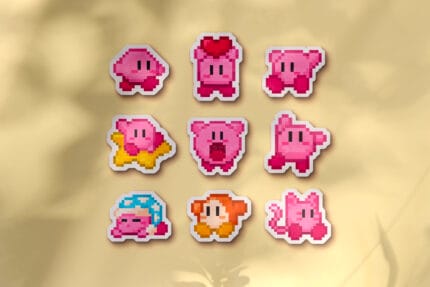 Pack de pegatinas Kirby #1