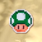Seta verde Mario  pixel art