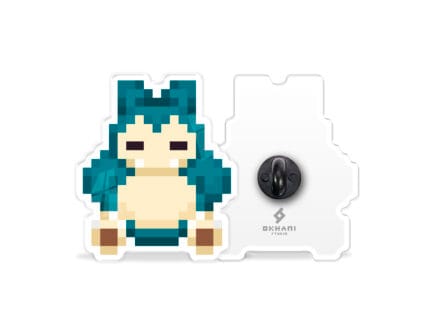 Pin Snorlax pixel art