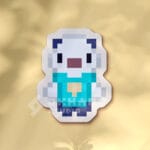 Pegatina Oshawott pixel art