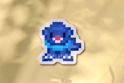 Pegatina Popplio pixel art
