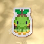 Pegatina Turtwuig pixel art