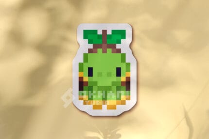 Pegatina Turtwuig pixel art