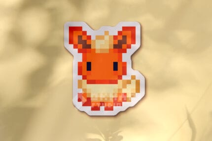 Pegatina Flareon  pixel art