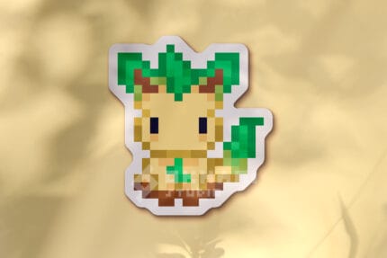 Pegatina Leafeon  pixel art