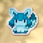 Pegatina Glaceon  pixel art