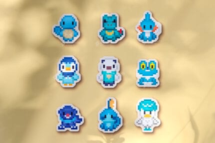 Pack de pegatinas iniciales PokéPixels #2