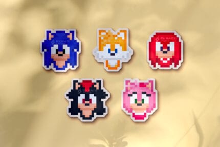 Pack de pegatinas Sonic