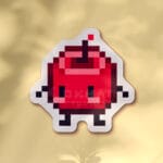 Pegatina Junimo rojo