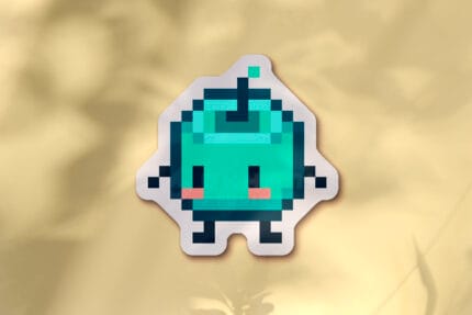 Pegatina Junimo turquesa