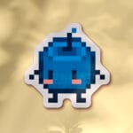 Pegatina Junimo azul oscuro