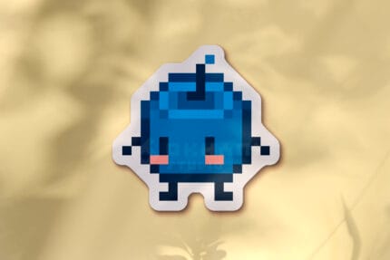 Pegatina Junimo azul oscuro