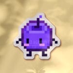 Pegatina Junimo morado