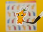 Hoja de pegatinas Pikmin pixel art - Imagen 3