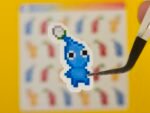 Hoja de pegatinas Pikmin pixel art - Imagen 2