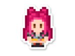 Pegatina Kpop Demon Hunters pixel art - Imagen 2