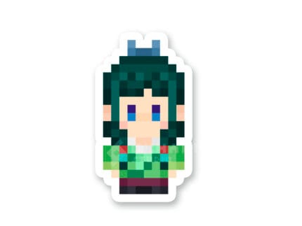 Pegatina Maomao pixel art