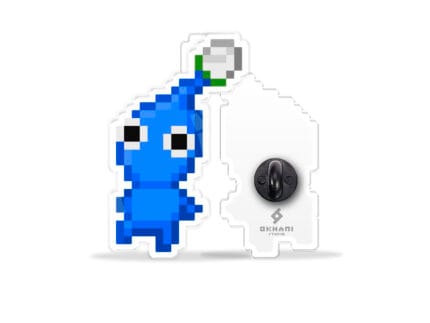 Pin Pikmin pixel art - Azul
