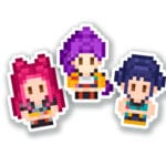 Pegatina Kpop Demon Hunters pixel art