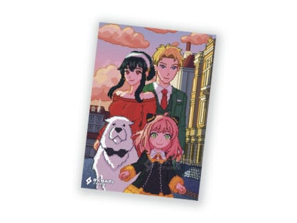 Print Spy x Family pixel art
