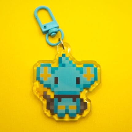 Llavero Shinx pixel art