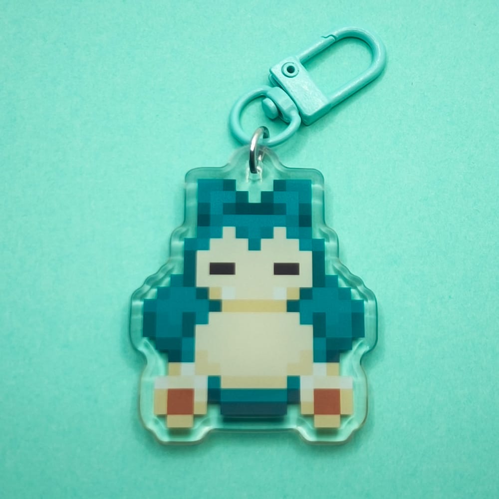 IMG20251116181341 Llavero Snorlax pixel art - Imagen 1