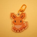 Llavero Eevee pixel art