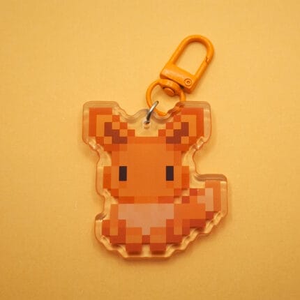 Llavero Eevee pixel art