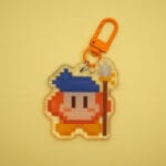 Llavero Waddle Dee Lanza pixel art