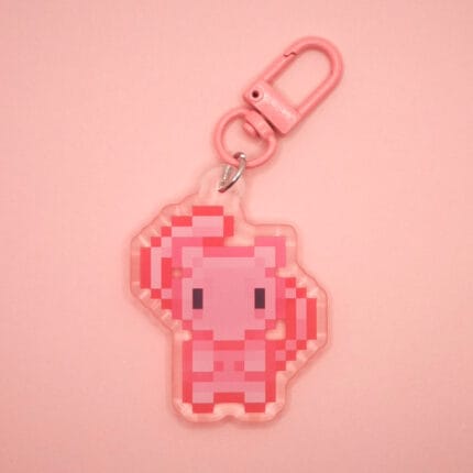 Llavero Mew pixel art