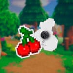 Pin cereza pixel art