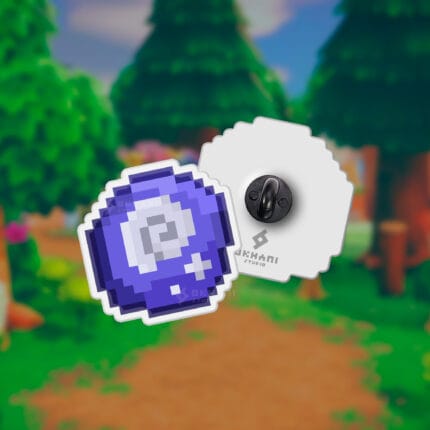 Pin fósil pixel art