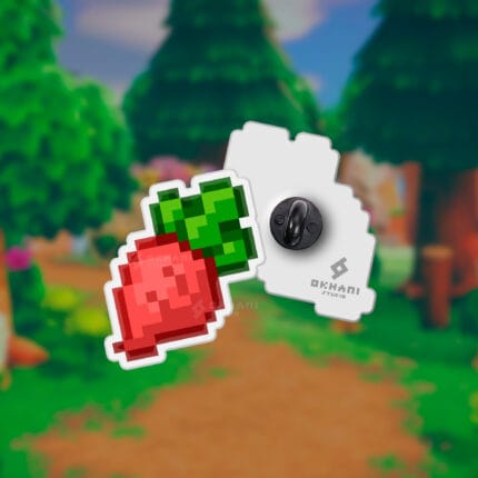 Pin nabo rojo pixel art